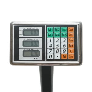 Cantar electronic de podea 700kg tip platforma 600x450mm cu brat pliabil, afisaj LCD - Img 6