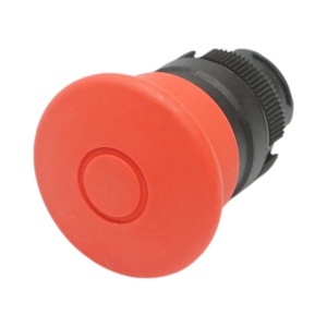 Cap buton comanda ciuperca rosu oprire de urgenta tip push-pull Ø 22mm LAY5 Breckner Germany - Img 2