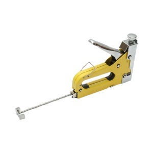 Capsator manual tapiterie reglabil 3 in 1, capse C 4-14mm, capse U 10-12mm, capse T 10-14mm, set 300 capse incluse Crownman - Img 4