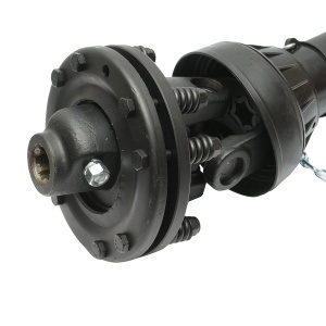 Cardan 1000 mm S7 T7 cu ambreiaj compus din 2 discuri cruce 30,2x106,5 (teava stea) 1 3/8 Z=6 freza - Img 3