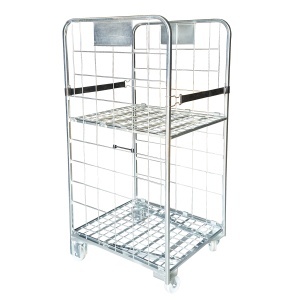 Carucior depozit cu 2 laturi tip container 500Kg