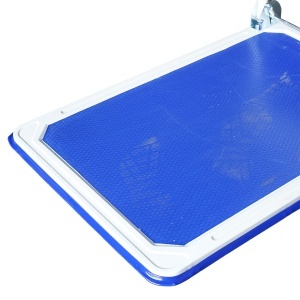 Carucior depozit cu platforma de transport 300Kg 910x610x900mm - Img 7
