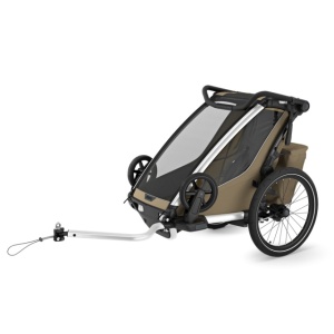 Carucior multisport Thule Chariot Cross 2, Faded Khaki - Img 2