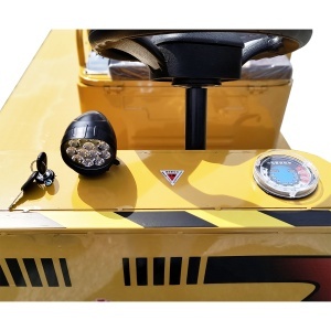 Carucior platforma electrica transport marfa cu bancheta 1200W, 48V, 3x1.25m sarcina maxima 1000Kg THOR - Img 6