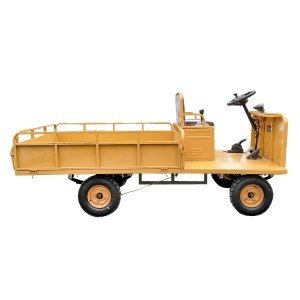 Carucior platforma electrica transport marfa cu bancheta 800W, 48V, 2.5x1.25m sarcina maxima 800Kg THOR - Img 3