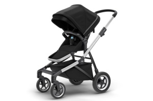 Carucior Thule SLEEK Cadru Gri si Copertina Grey Melange - Img 2