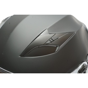 Casca moto tip jet neagra, model urban cu viziera transparenta si ochelari de soare, marimea L - Img 11