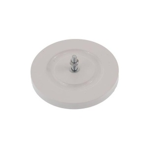 Catadioptru reflectorizant rotund alb cu surub - Img 2