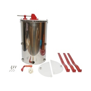 Centrifuga manuala apicola, extractor miere din inox cu 3 rame - Img 2