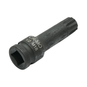 Cheie tubulara de impact bit spline M18, 78mm, patrat 1/2 inch Cr-Mo Breckner Germany - Img 5