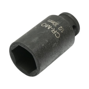Cheie tubulara de impact lunga 30mm, 78mm, patrat 1/2 inch Cr-Mo Breckner Germany - Img 2