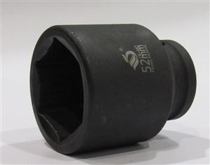Cheie tubulara impact lunga hexagonala 52 mm