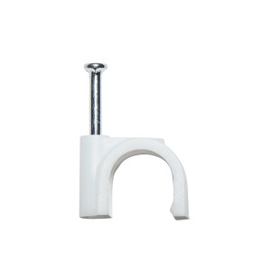 Clema cui 10mm pentru fixare cablu 100buc - Img 1