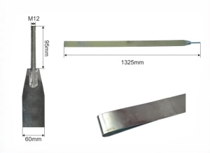 Clema rezervor combustibil zincata 1325x60 mm
