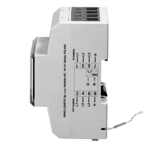 Contor trifazic ORNO OR-WE-520, 80A, certificare MID, 3 faze, 230V, clasa de masurare B, frecventa de impuls 800 imp/kWh, IP51, gri - Img 5
