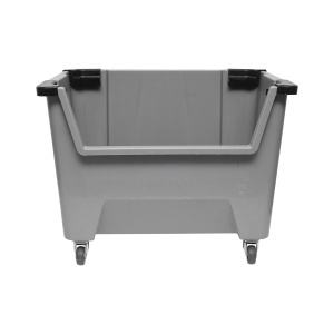 Cutie depozitare mega, modulara, gri cu roti 530x330x395mm Breckner Germany