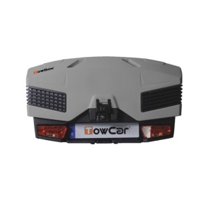 Cutie portbagaj pe carligul de remorcare TowBox Evo, Classic Gri - Img 2