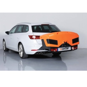 Cutie portbagaj pe carligul de remorcare TowBox Evo, Sport Portocaliu - Img 3