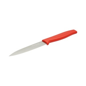 Cutit decojit 10cm, lama otel 5Cr15MoV, maner PP rosu Breckner Germany - Img 2