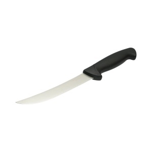 Cutit dezosat curbat profesional 15cm, lama otel 5Cr15MoV, maner PP negru Breckner Germany - Img 2