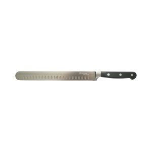 Cutit feliat profesional 25cm, lama alveolata otel 5Cr15MoV, maner ABS negru Breckner Germany