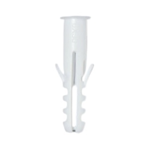 Diblu universal din plastic alb 6x30mm 100 buc/set