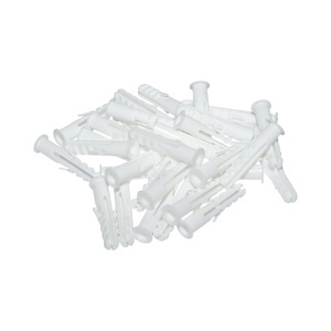 Diblu universal din plastic alb 8x40mm 100 buc/set - Img 6