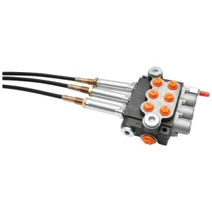 Distribuitor hidraulic cu 3 manete, lungime cablu 2m presiune 250 bar debit 40L/min Breckner Germany - Img 4