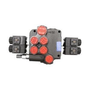 Distribuitor hidraulic P80 electromagnetic cu 2 cai, 24V Breckner Germany