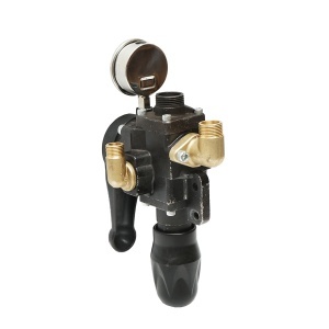 Distribuitor metalic cu 3 cai, manometru glicerina inclus pentru erbicidator - Img 5