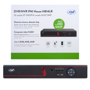 DVR / NVR PNI House H814LR - 16 canale IP full HD 1080P sau 4 canale analogice 5MP - Img 7