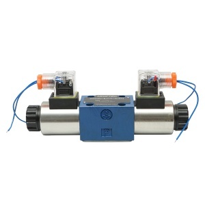 Electrovalva directionala 12VDC 25W pentru 6 cai control debit instalatii hidraulice HDQX126J 4WE6J61B CG12N9Z4