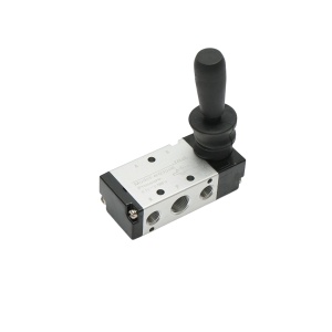 Electrovalva pneumatica 3 circuite 1/4 cu maneta