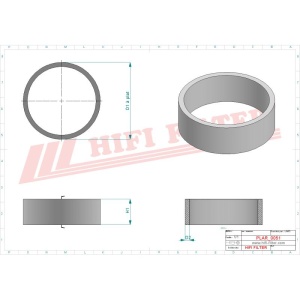 Filtru aer spuma SA 22322 HIFI FILTER - Img 2