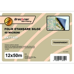 Folie etansare siloz 12x50m 40 microni transparenta Breckner Germany - Img 5