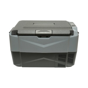Frigider auto 35L cu compresor 12V-24V-220V, 60W, afisaj LCD, zona dubla de racire, USB 630x390x390mm - Img 4