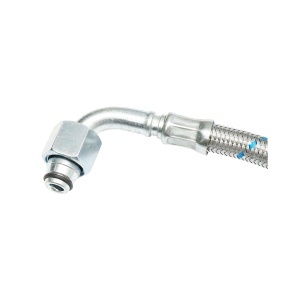 Furtun hidraulic 1300mm (1260mm), grosime 10mm pentru troliu Tractor Forestier - Img 4