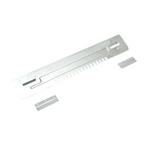 Gratie stup urdinis tip ghilotina din otel galvanizat 390x65mm - Img 2