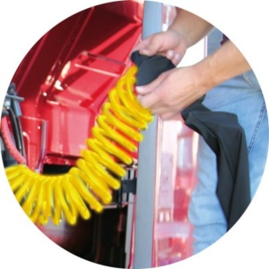 Husa protectie cablu si furtun spiralat 2.2M albastru - Img 2