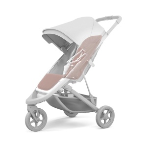 Husa Thule Stroller Seat Liner Misty Rose pentru scaun carucior Thule - Img 4