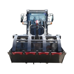Incarcator frontal articulat WOLA 1T, 4x4, motor diesel 57CP, cupa cu gheara 0.8 m³ THOR - Img 3