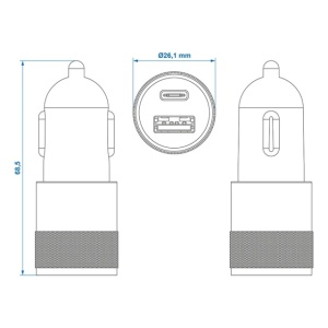 Incarcator rapid USB 12V/24V 3100mA - Img 2