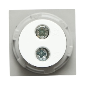 Indicator digital voltmetru LED alb 50-500V AC Ø 22mm Breckner Germany - Img 4