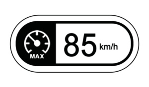 Indicator limitare viteza autocolant 85 km/ora