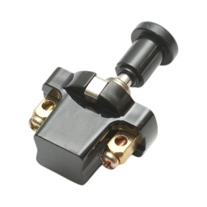 Intrerupator scurt universal 12V/5A pull switch ON/OFF cu piulita prindere metalica - Img 4
