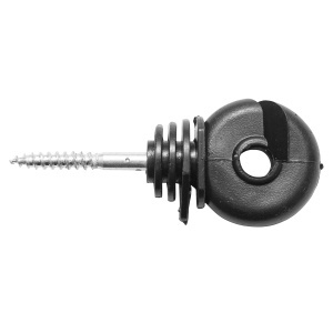 Izolator compact negru fi 5.6mm 87x37mm gard electric Breckner Germany