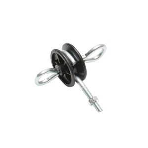Izolator cu ancorare dubla 5.9mm 93x82mm gard electric Breckner Germany