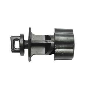 Izolator prindere cu filet, negru pentru stalp metalic gard electric Breckner Germany - Img 3