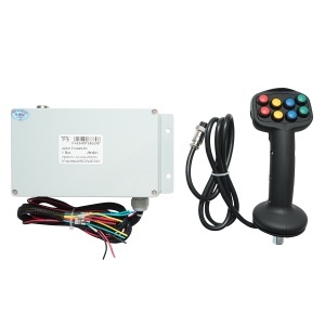 Joystick electric 8 butoane cu modul de comanda 24V - Img 2