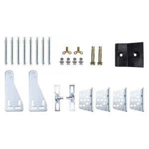 Kit automatizare porti batante PNI MAB300, cu 2 motoare 40W, telecomenzi si panou de control, fotocelule si lampa, lungime poarta 2 x 2.5m max, greutate poarta 200Kg - Img 2